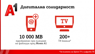 А1 удължава кампанията за дигитална солидарност и през май