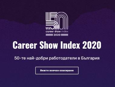 А1 води в класацията за най-добър работодател Career Show Index 2020