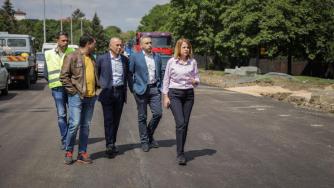 Ремонтите по бул. „България“ ще продължат до 10 септември