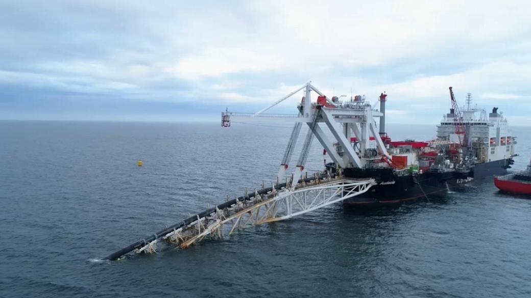Дания разреши завършването на „Северен поток“ 2 с нов тип кораб