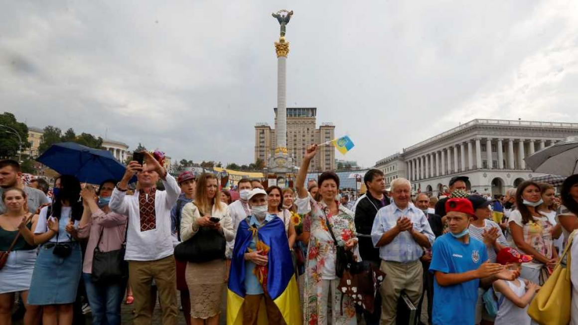 Галерия :: Снимка 2 :: (Не)обичайното честване на украинската независимост в снимки}