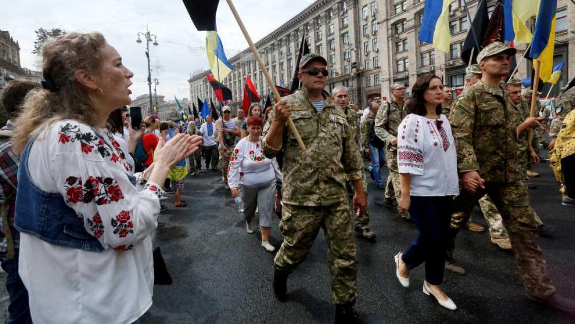 Галерия :: Снимка 4 :: (Не)обичайното честване на украинската независимост в снимки}