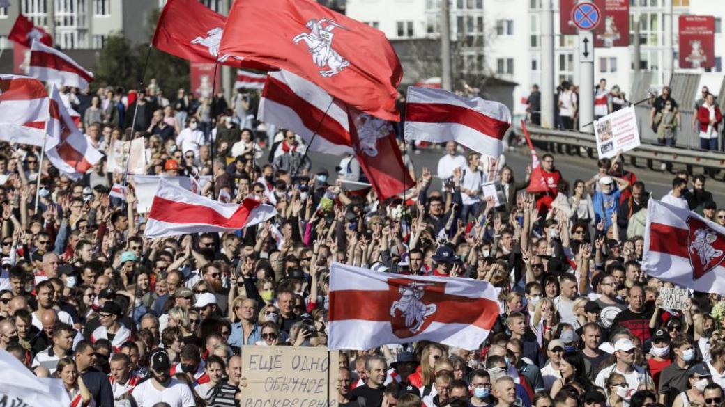 Масовите протести в Беларус продължават