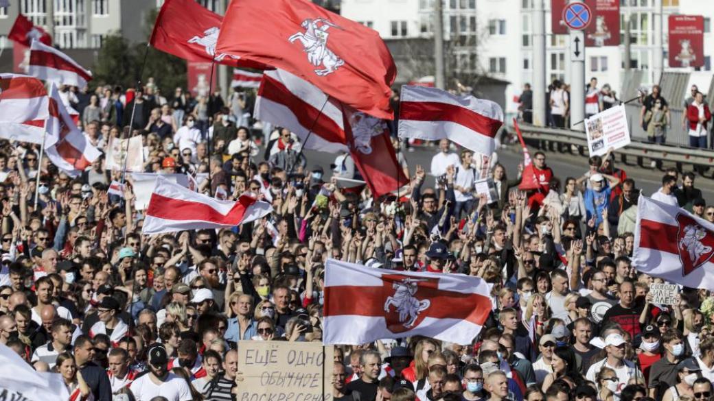 Масовите  протести в Беларус продължават