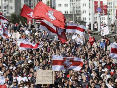 Масовите  протести в Беларус продължават