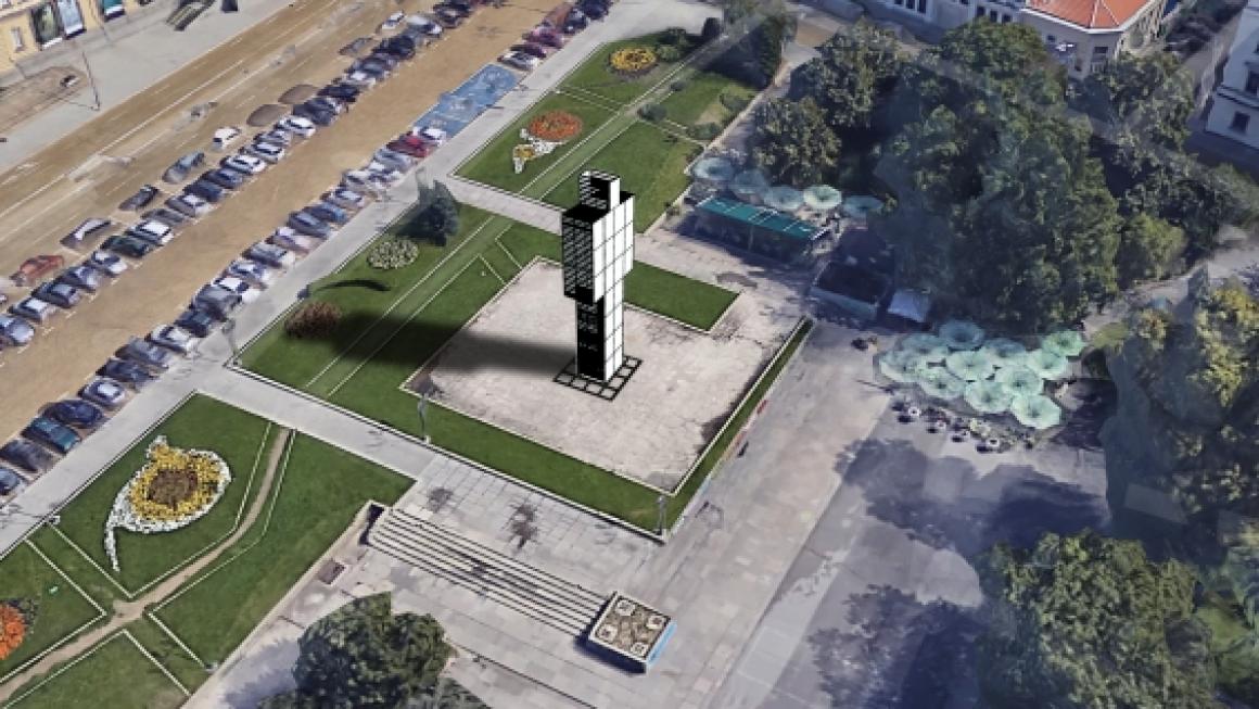 Галерия :: Снимка 3 :: Интерактивна фигура се изгражда на мястото на мавзолея (снимки)}