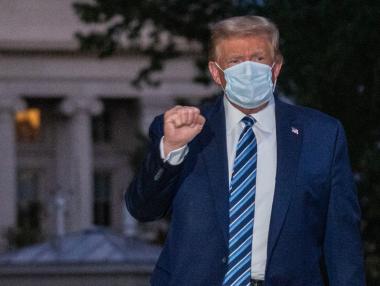 Тръмп напусна болницата и се върна в Белия дом