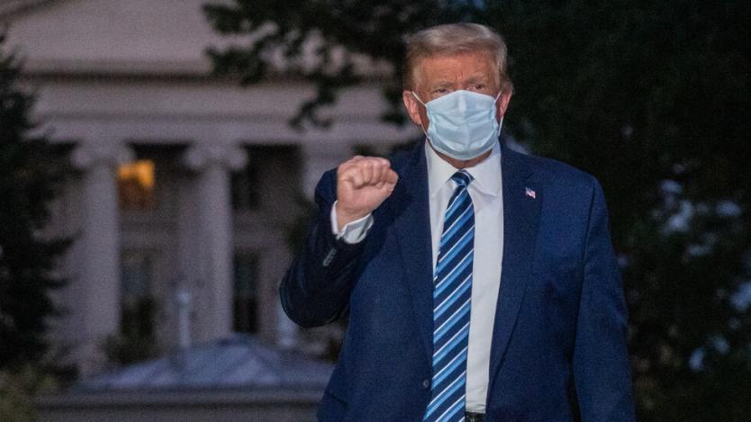Тръмп напусна болницата и се върна в Белия дом