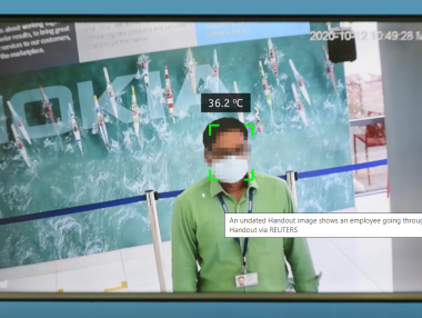 Nokia създаде система за засичане на COVID-симптоми и хора без маски