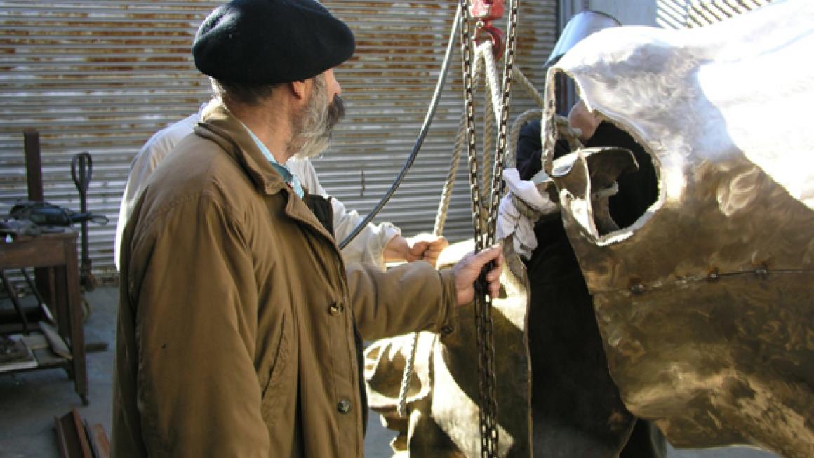 Галерия :: Снимка 0 :: „Разяреният бик“, който се промъкна на Уолстрийт зад гърба на полицията}