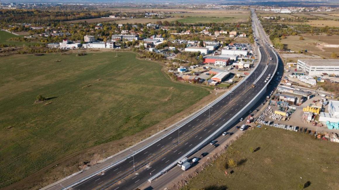 Галерия :: Снимка 2 :: АПИ пуска движението по 2.5 км от Южната дъга на София}