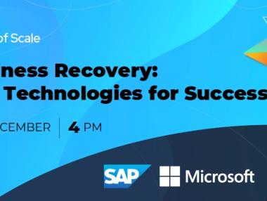 Безплатен уебинар: Възстановяване на бизнеса със SAP и Microsoft решения