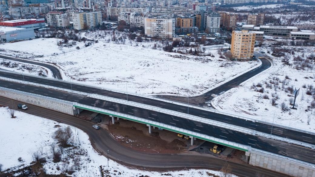 АПИ пуска полуготова отсечка от Софийския околовръстен път (снимки)