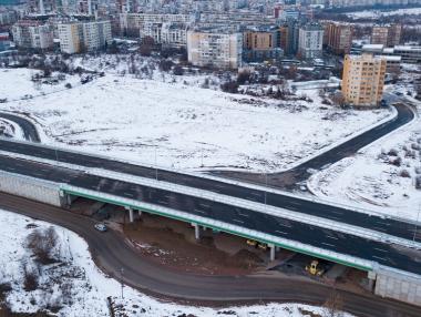 АПИ пуска полуготова отсечка от Софийския околовръстен път (снимки)