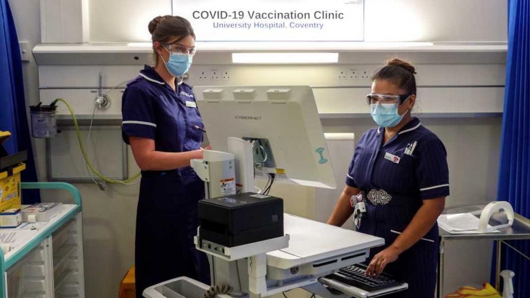 Великобритания започва COVID ваксинацията