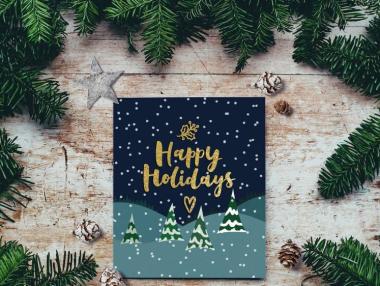 Коронавирусът промени и коледните картички