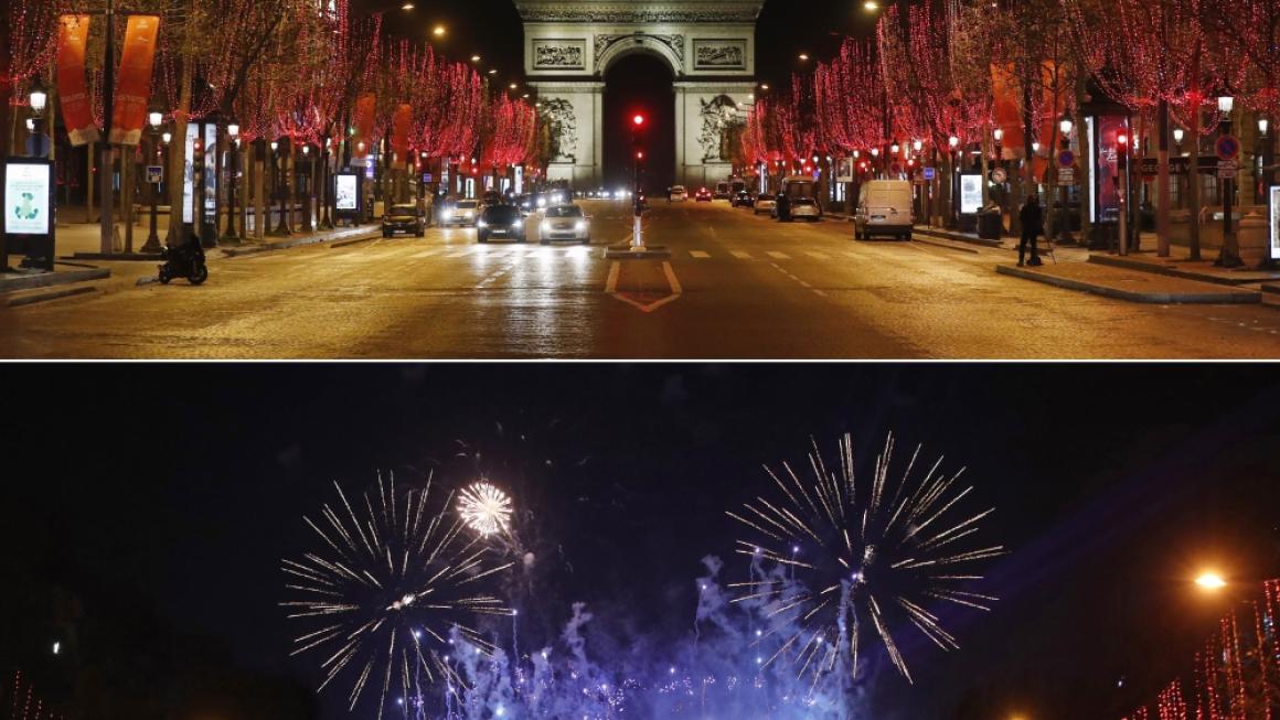 Галерия :: Снимка 5 :: 2020 vs. 2021: Различното посрещане на Нова година в снимки}