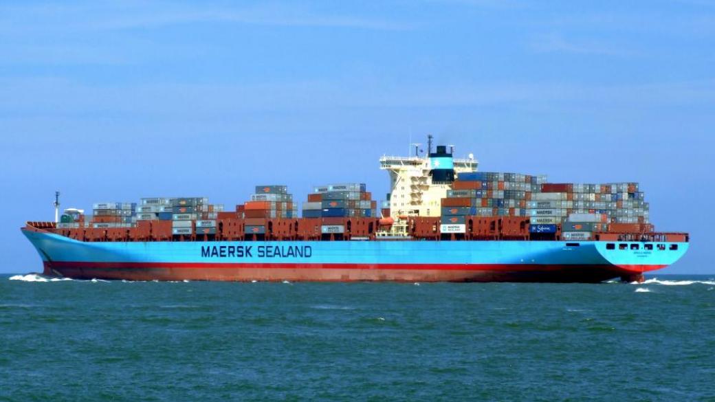Maersk пуска първия въглеродно неутрален контейнеровоз през 2023 г.
