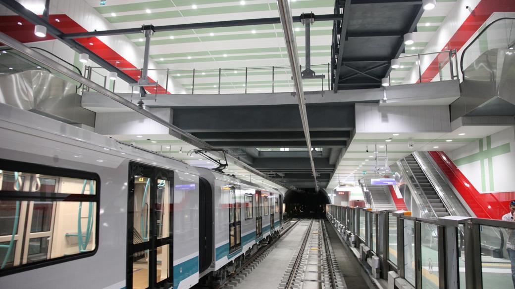 Пуснаха софийското метро до станция „Хаджи Димитър“