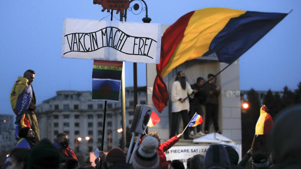 Галерия :: Снимка 6 :: Протестите против коронамерките в Европа в снимки}