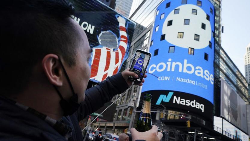 Пазарът оцени Coinbase на $85.8 млрд. при борсовия дебют