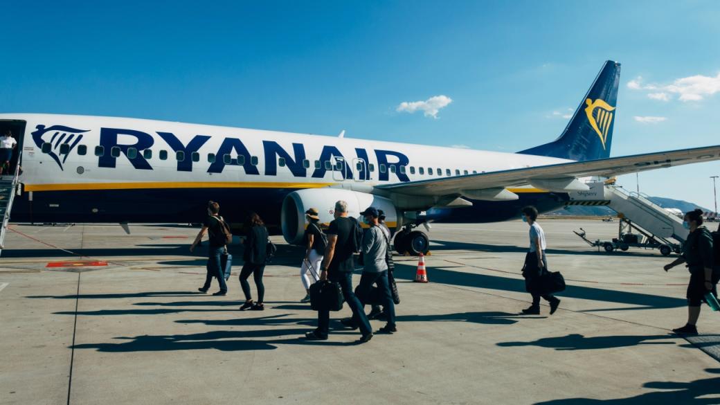 Пандемията донесе 1 млрд. долара загуба на Ryanair