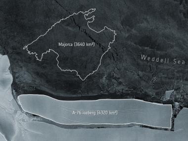 Гигантски айсберг с размерите на Майорка се откъсна от Антарктика