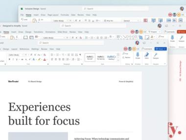 Microsoft подготвя нов дизайн на Office приложенията