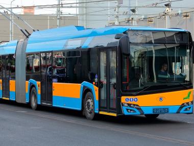 30 нови тролейбуса Skoda вече се движат в София