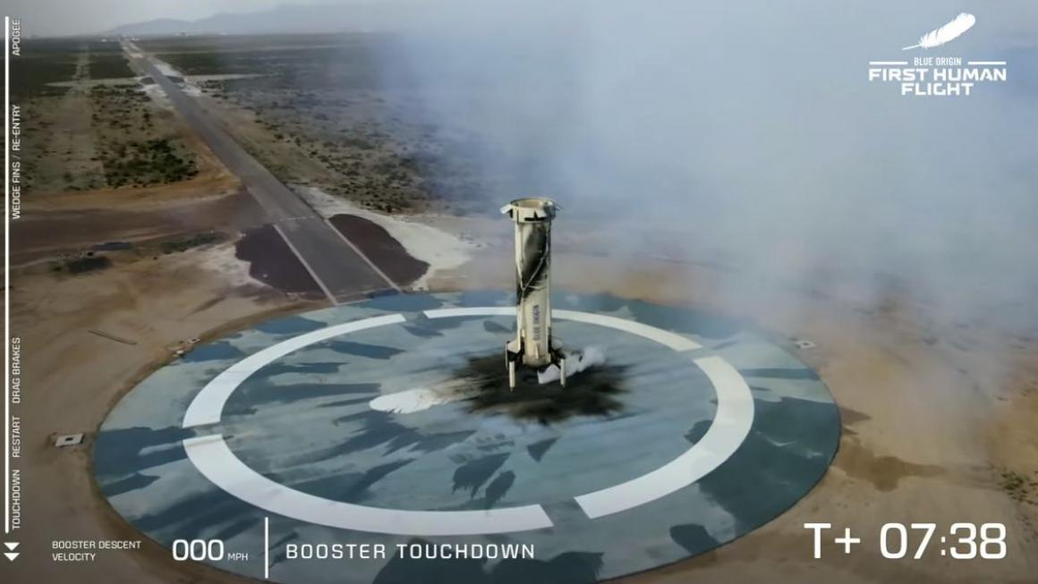 Галерия :: Снимка 2 :: Галерия от историческия полет на Безос до ръба на космоса}