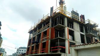 Скок при построените жилищни сгради