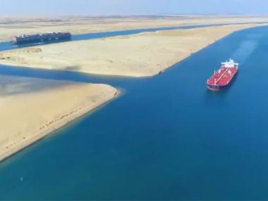 Ever Given се върна в Суецкия канал