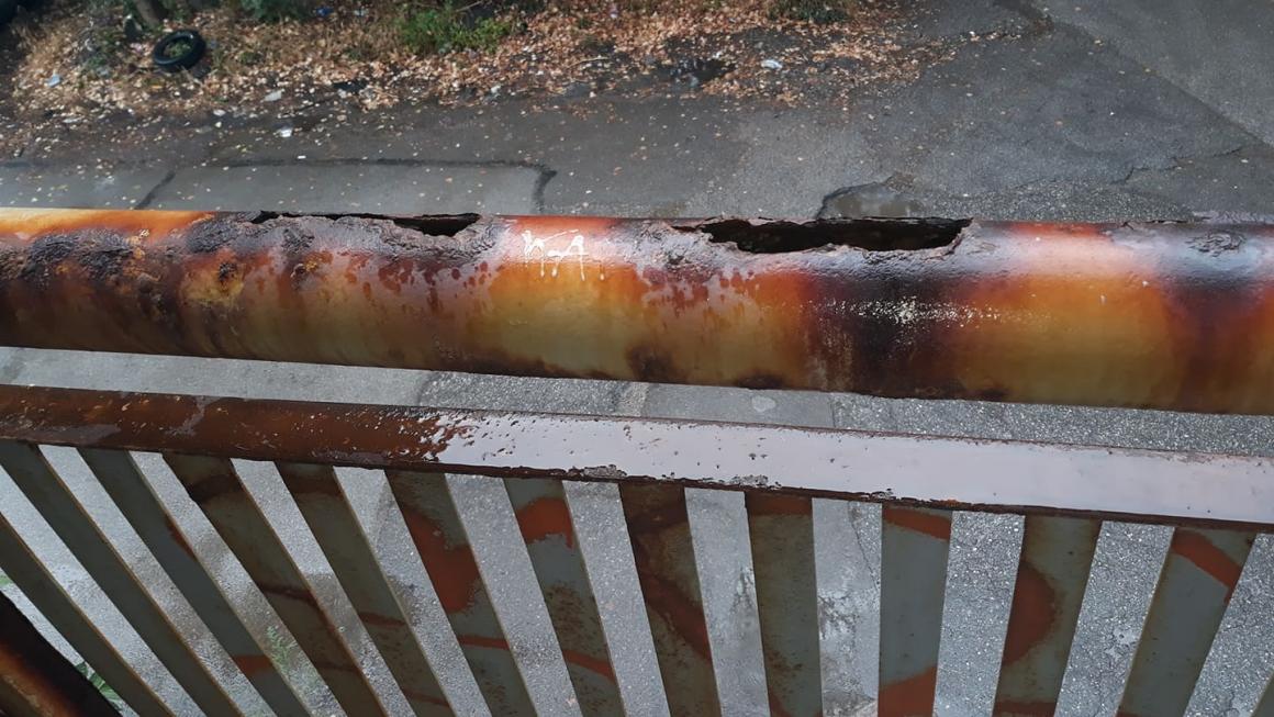 Галерия :: Снимка 5 :: 4 години след ремонт: Ръжда разяжда столичния мост „Чавдар“ (галерия)}