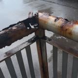 4 години след ремонт: Ръжда разяжда столичния мост „Чавдар“ (галерия)