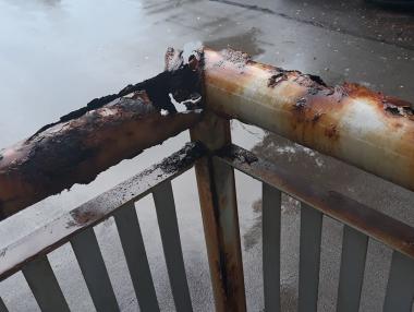 4 години след ремонт: Ръжда разяжда столичния мост „Чавдар“ (галерия)