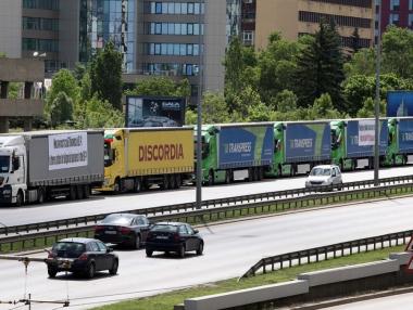 Националният протест на транспортния бранш се отлага