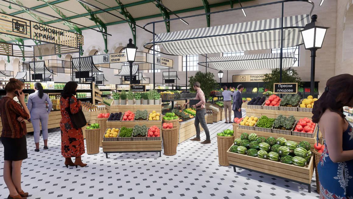 Галерия :: Снимка 4 :: „Кауфланд“ преработи проекта си за Централните хали (галерия)}