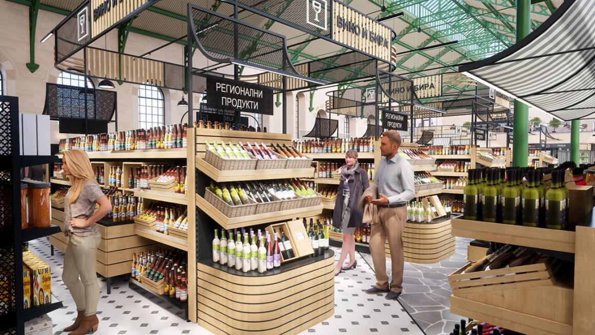 Галерия :: Снимка 5 :: „Кауфланд“ преработи проекта си за Централните хали (галерия)}