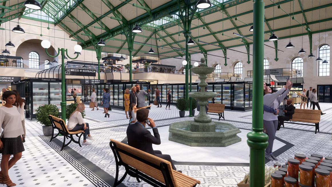 Галерия :: Снимка 6 :: „Кауфланд“ преработи проекта си за Централните хали (галерия)}