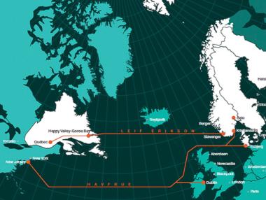 Първата 100% „зелена“ подводна магистрала за данни ще свърже Канада и Норвегия