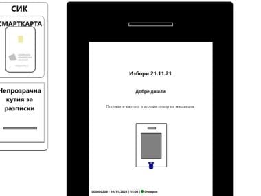 Как да гласуваме с машина на президентските избори днес (симулатор)