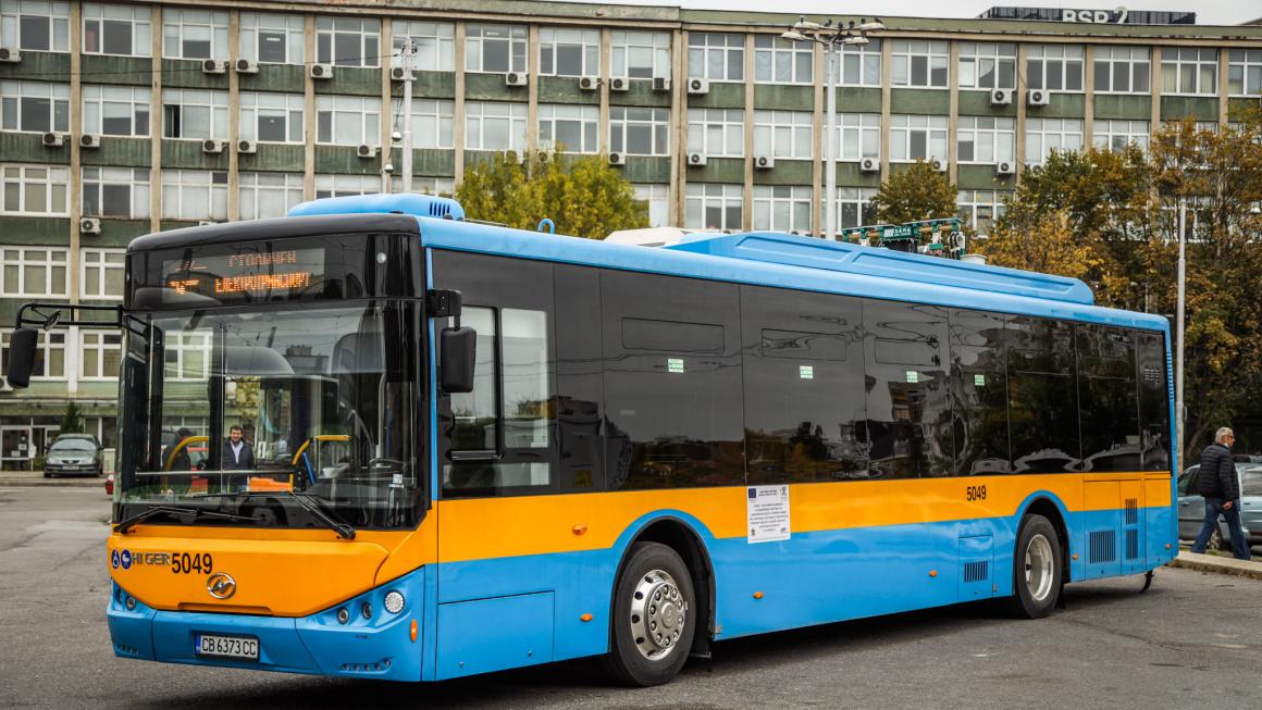 Галерия :: Снимка 2 :: 10 нови електробуса обслужват линии в София (галерия)}