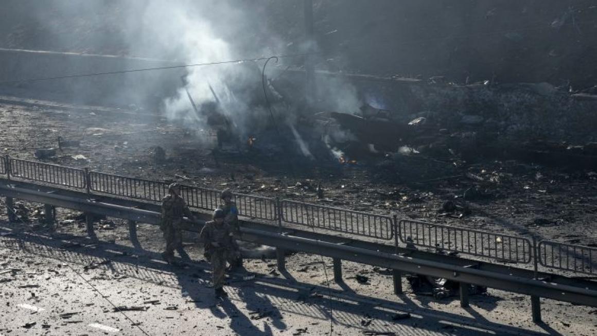 Галерия :: Снимка 8 :: Трети ден война: Как изглежда Украйна след руската инвазия}