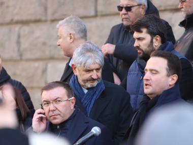 Протестът на ГЕРБ в снимки