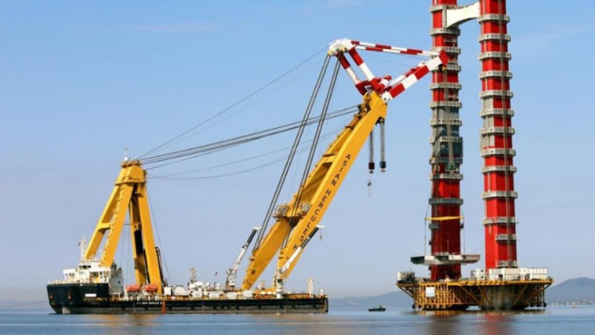 Галерия :: Снимка 3 :: Мост над Дарданелите вече свързва Европа с Азия (снимки)}