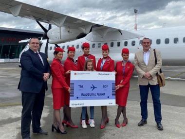 100 евро за полет от София до Тирана и обратно