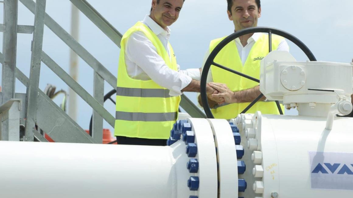 Галерия :: Снимка 5 :: Газовата връзка с Гърция е открита (снимки)}