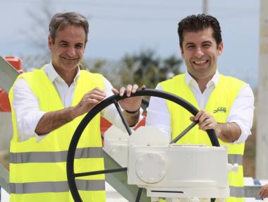 Газовата връзка с Гърция е открита (снимки)