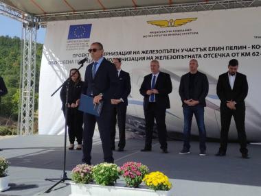 Започна строителството на жп участъка Ихтиман – Костенец