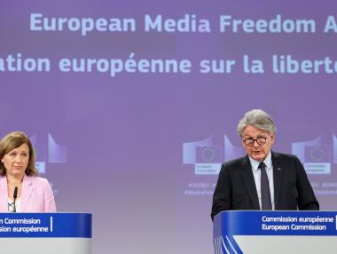 Еврокомисията представи закона за защита на медийната свобода